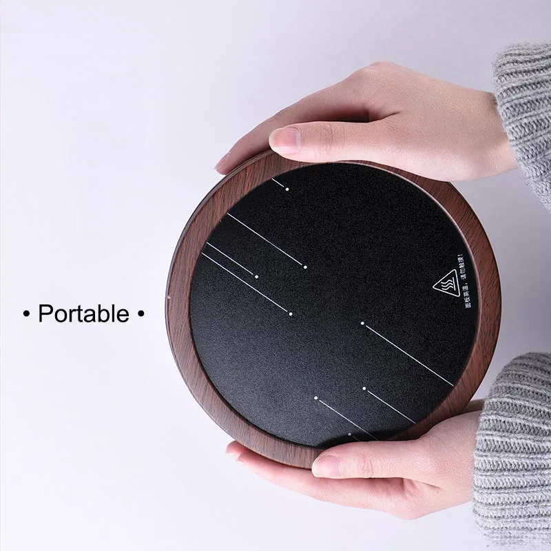 

Multifunctional Electric Ceramic Heater Office Home Glass Teapot Heating Insulation Base Milk Coffee Tea Warmer KungFu Tea Stove
