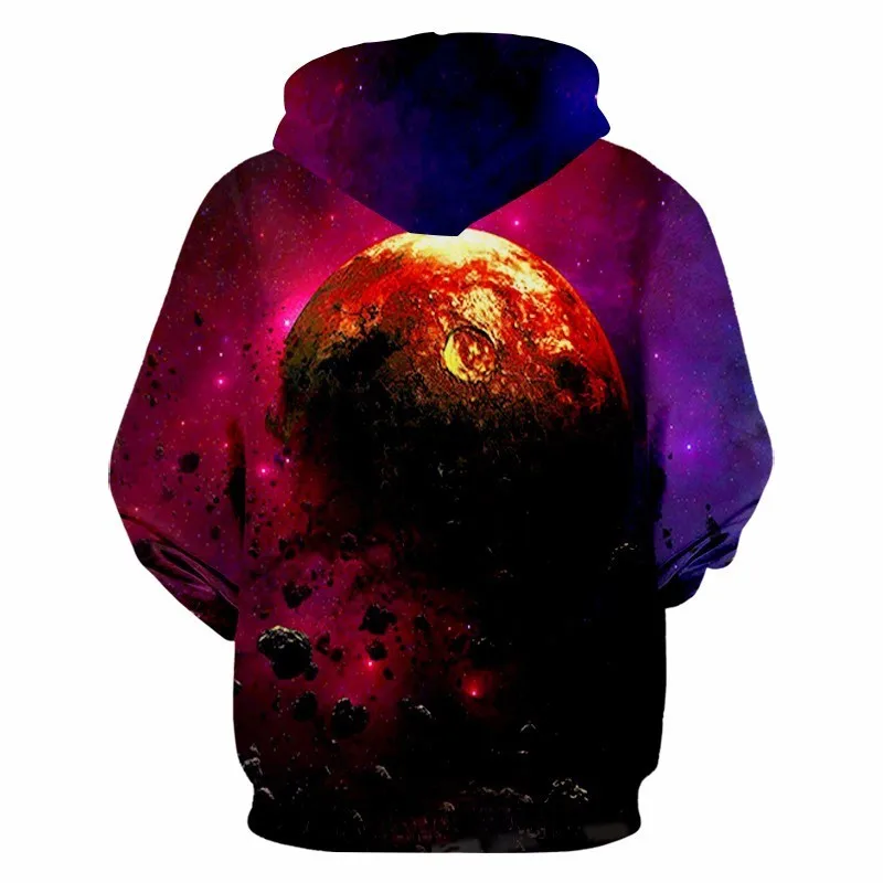 OGKB новые 3d мужские/wo мужские толстовки космическая планета печати модные с