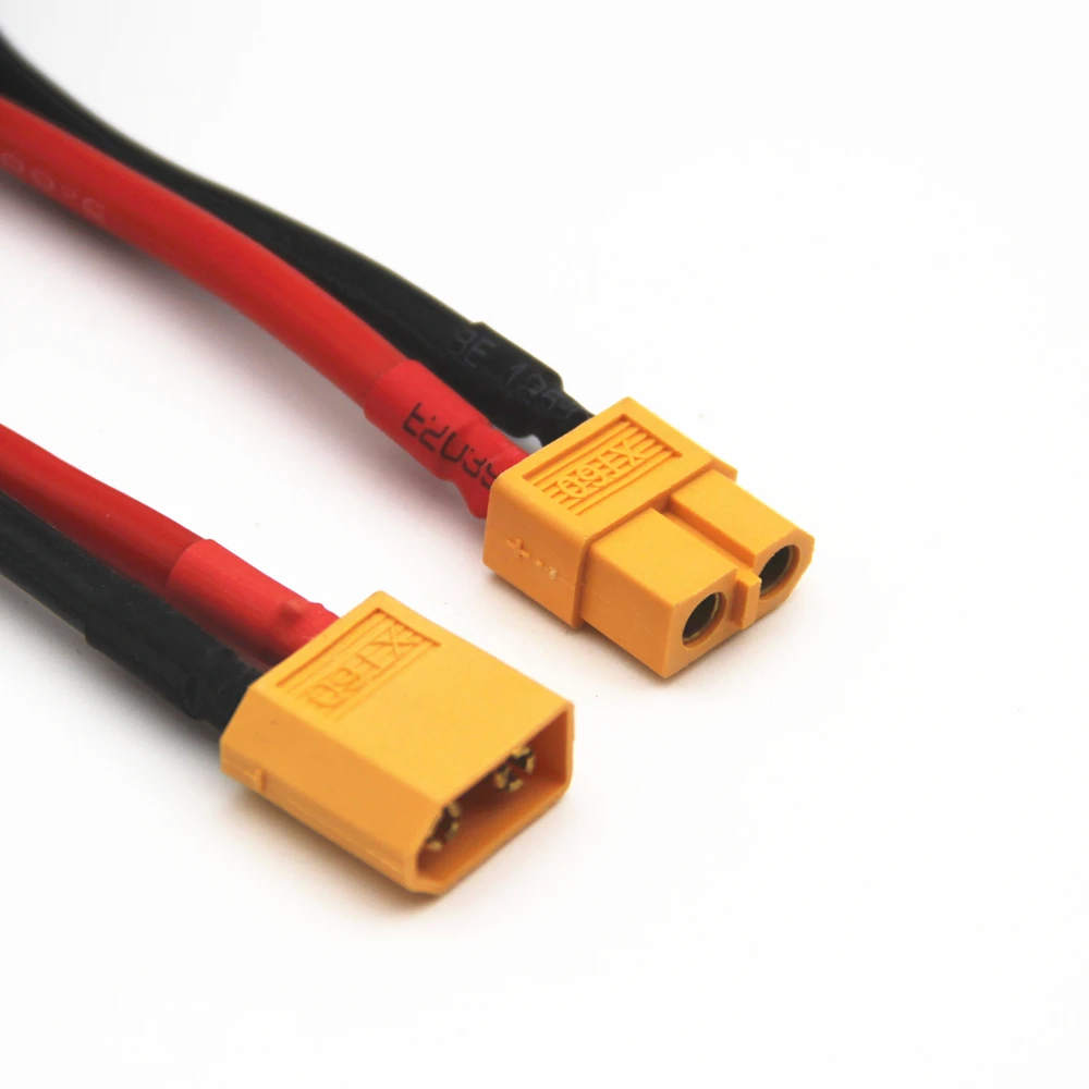 XT60 разъем Мама/папа 10 см папа с силиконовым проводом 12 AWG|Детали и аксессуары| |