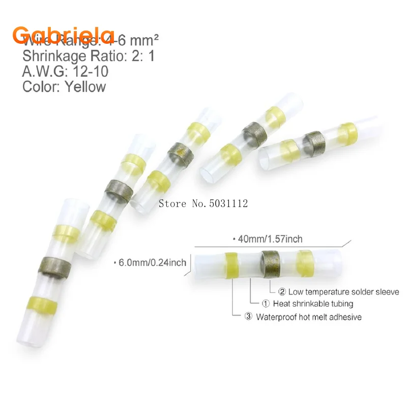 50 шт. провода уплотнения соединитель уплотнение тепла печати терминалы