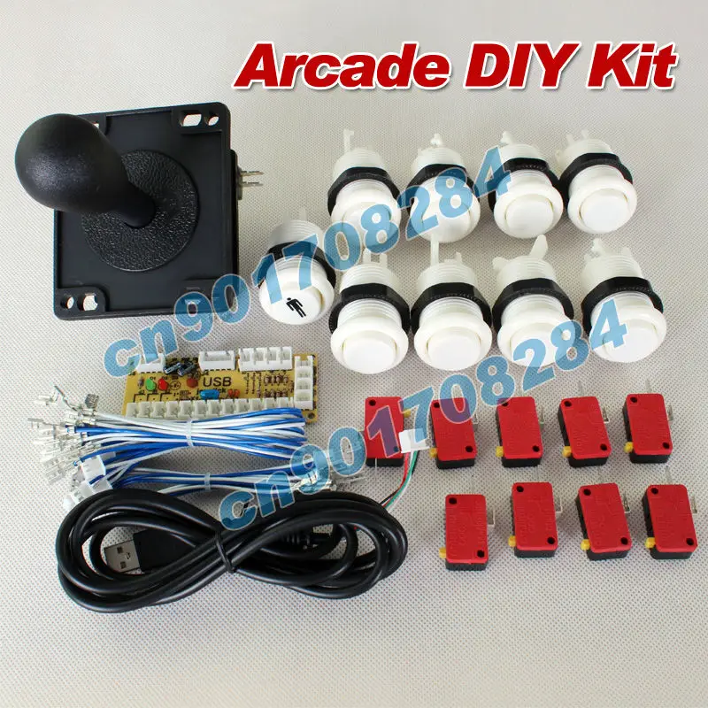 Новый аркадных комплект нулевой задержкой USB энкодера пк джойстик + 1 x