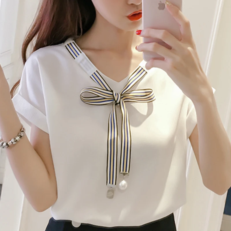 

2018 Blouse Shirt Women's Korean Style Fashion Clothing Summer Clothes For Women Tops And Blouses Female Clothes Stylish Ladies