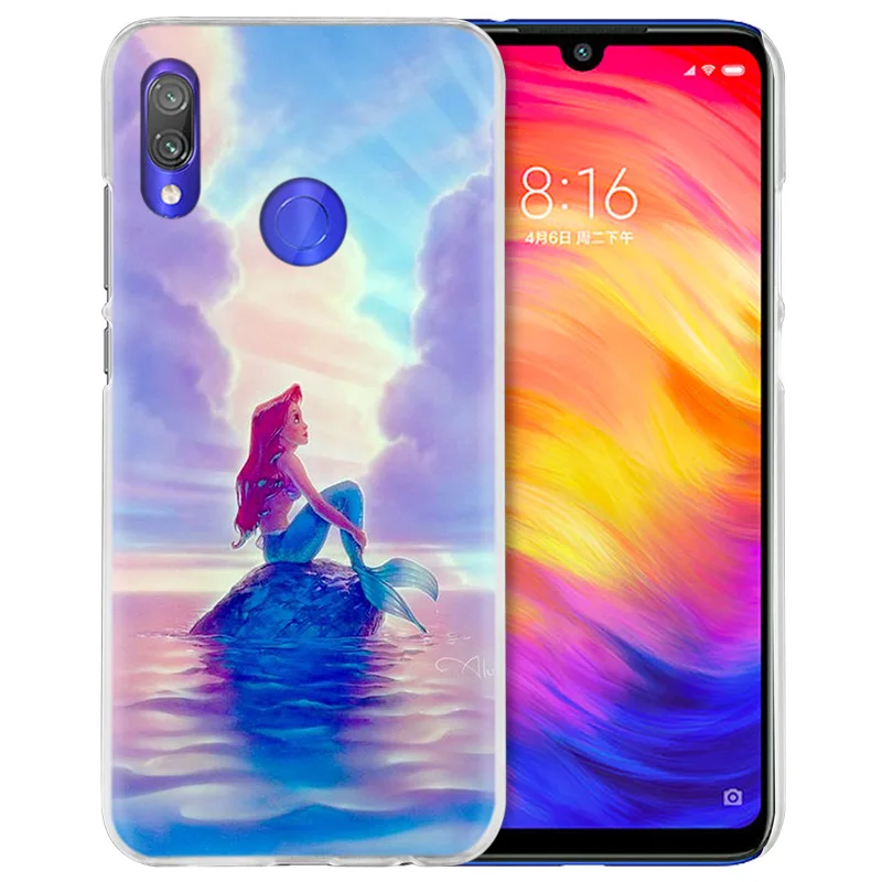 Маленький чехол с русалкой для Xiao mi Red mi Go Note 7 6 6A Pro S2 5 5A 4X mi A1 A2 9 mi x 3 5G 8 lite Play F1 жесткий чехол для телефона из ПК