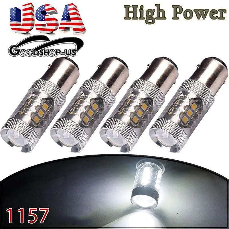 2шт Высокая мощность 1157 BAY 15D P21 8W 16 SMD 3030 светодиодный задний фонарь задние сигналы