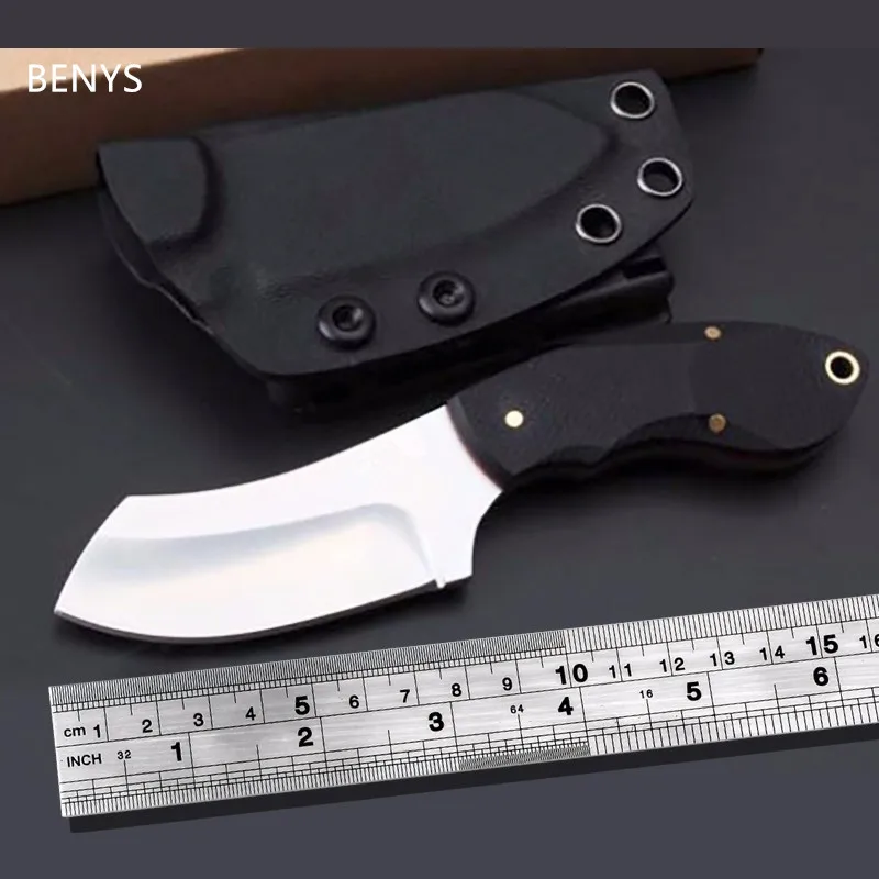 Нож KYDEX с фиксированным лезвием Охотничья кожа нержавеющая сталь карманные ножи