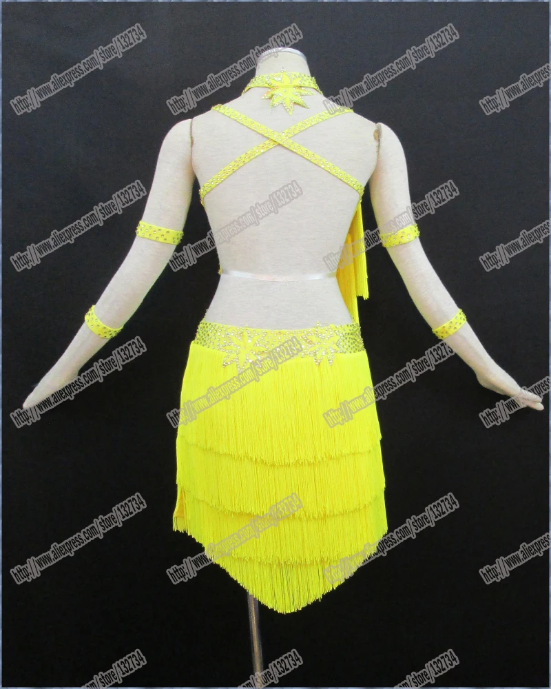 

Latin dance dress Waltz Tango Ballroom Dance Dress Girls Women Modern Dance Perform CostumeWear LD0028