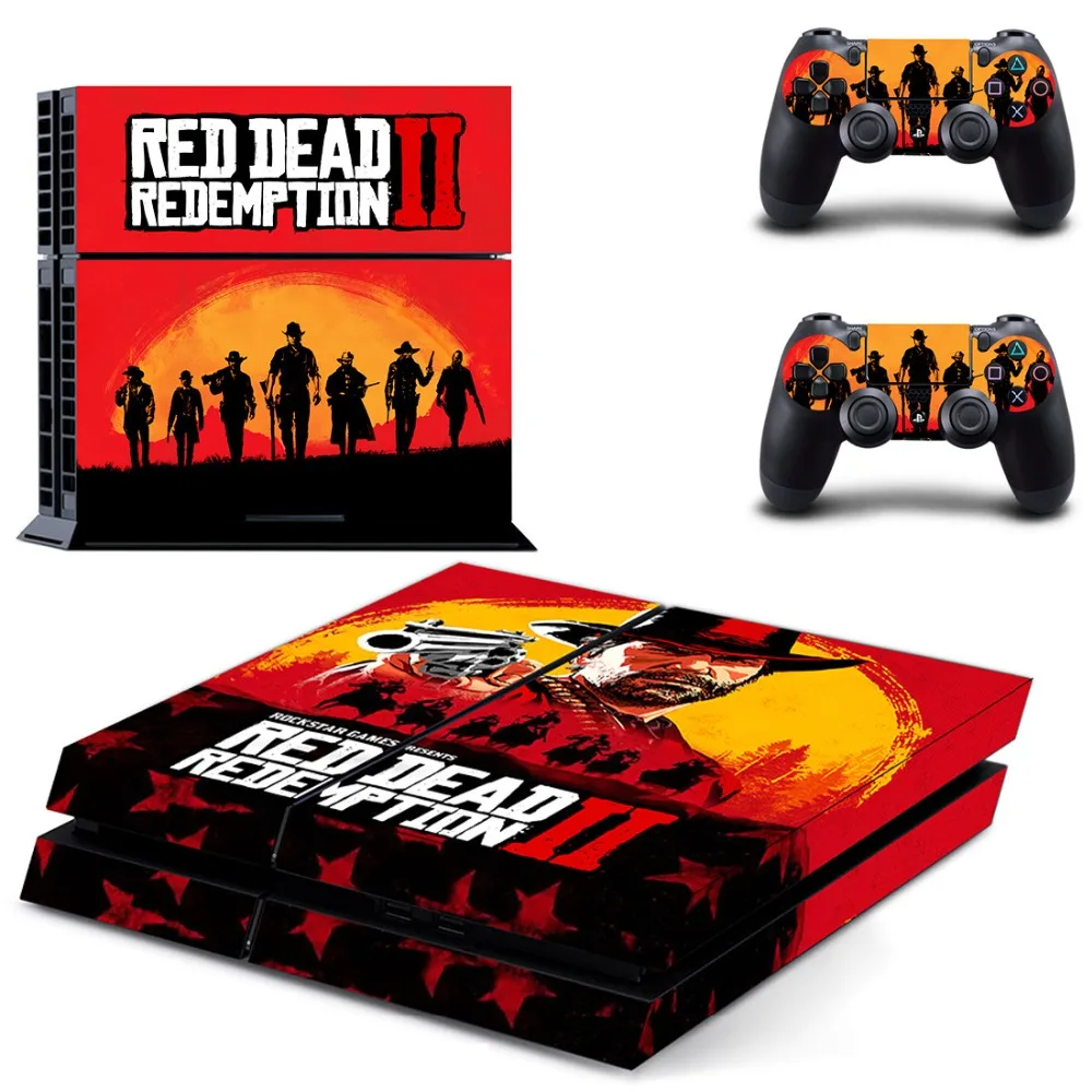 Наклейки PS4 контроллер кожи красного изображения из фильма Red Dead Redemption 2 наклейки