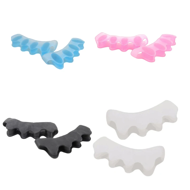 1 пара Силикагель корректор для пальцев выпрямитель ног сепараторы