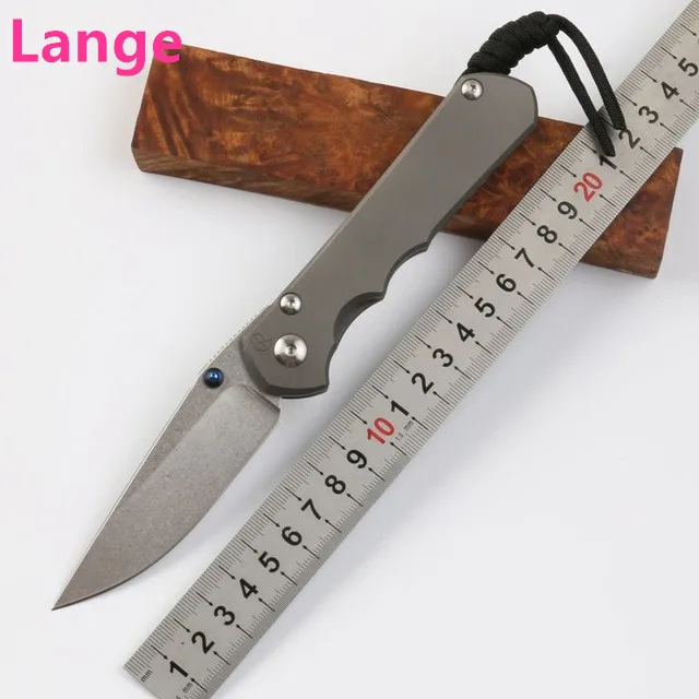 Складной нож Lange Sebenza Inkosi 25 CPM S35vn с титановой ручкой карманный кухонный для овощей