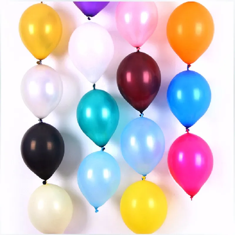 20pcs 10inch multicolor tail latex balloons birthday wedding party decoration long air ballon classic toys holiday supplies ball | Дом и сад