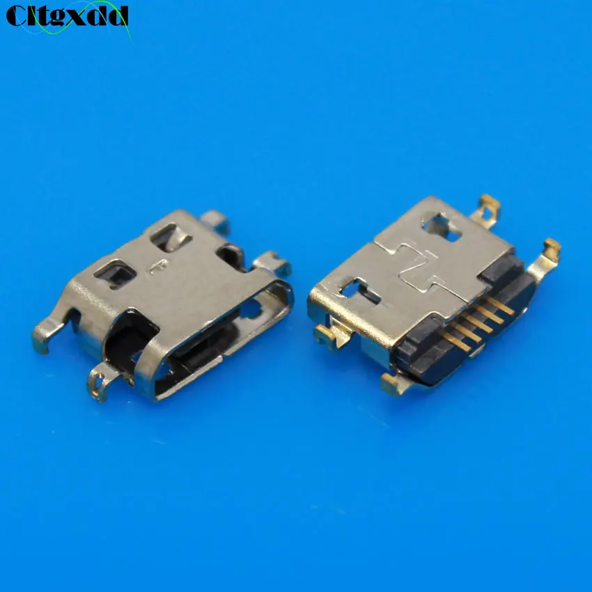 Cltgxdd 10 шт. разъем Micro USB 5-контактный для зарядки Lenovo A708t S890 / HuaWei G7 G7-TL00 Alcatel 7040N OT601 |