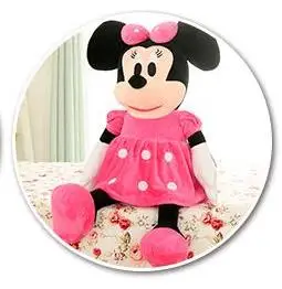 Pink Minnie Горячая Распродажа 1 шт. 50 см Микки Маус и Минни Маус мягкие животные плюшевые игрушки для детского подарка - Цвет: Pink Minnie