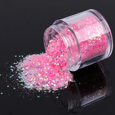 Pink Высокое качество женский самый низкий price10g/коробка золотой серебряный мягкий блеск для ногтей порошок сверкающий DIY ногтей зеркало средство для нанесения пудры набор - Цвет: Pink