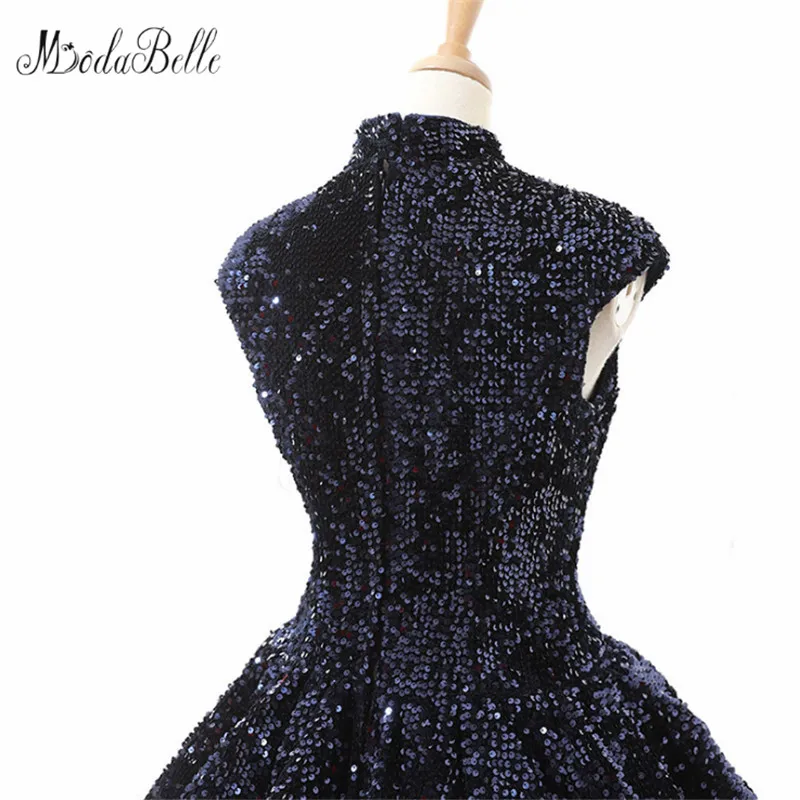 Modabelle блестящее бальное платье в пол с высоким воротом винтажное пышное Оптовая