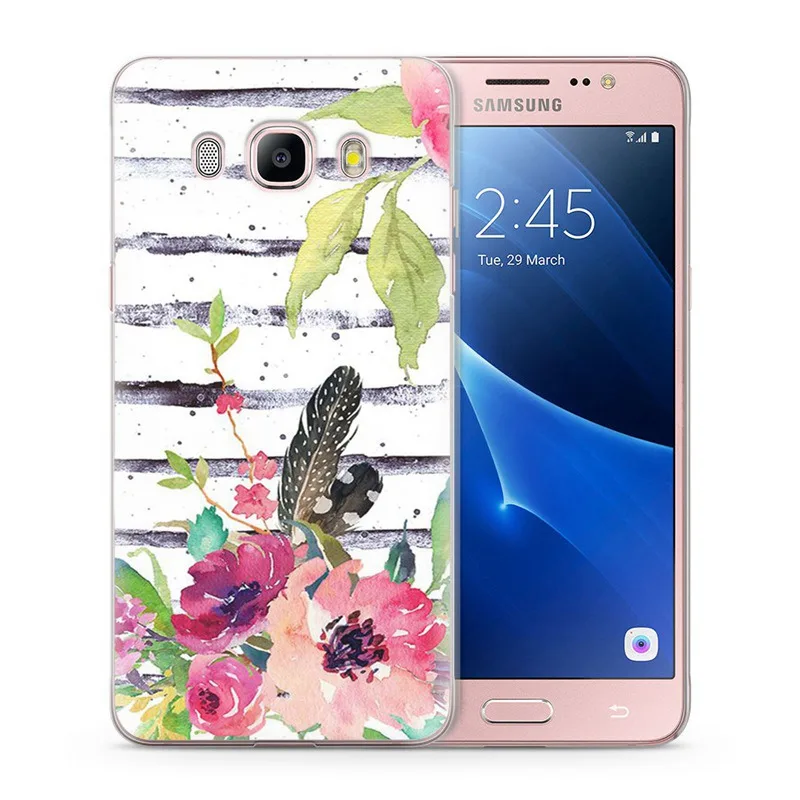 Чехол для Funda Samsung Galaxy J5 2016 чехол J510 J510F TPU цветной мягкий с изображением Микки и