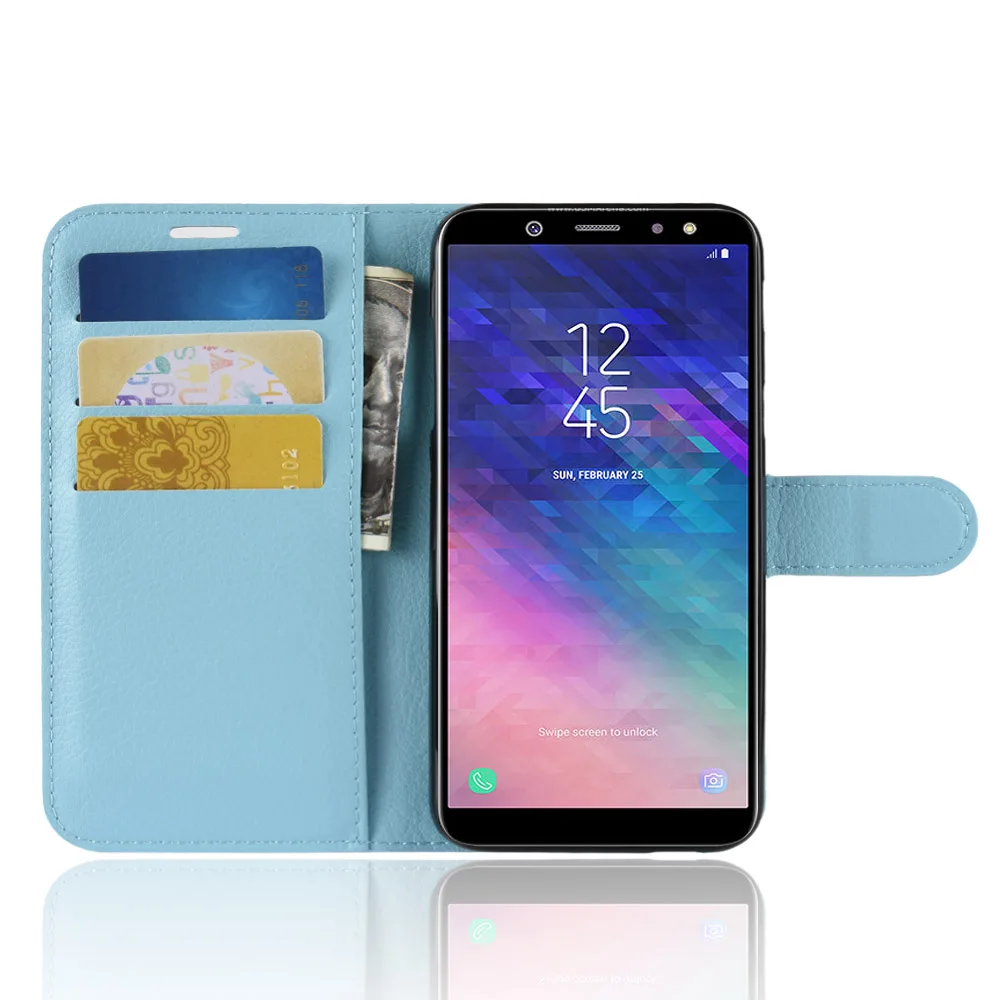 J260 чехол для Samsung Galaxy J2 Core J260A чехол бумажник карты стент Книга Стиль Флип кожаный защитная крышка Черный SM J2Core J 260