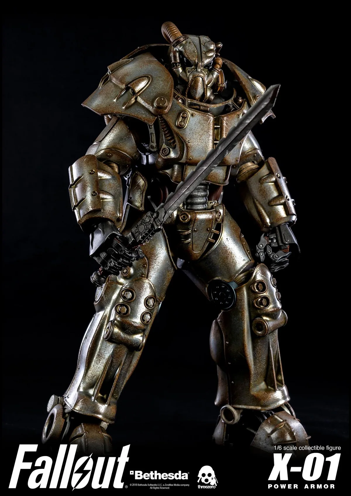 ThreeZero bestesta 1/6 Fallout 4 X-01 power Armor Mecha Коллекционная фигурка для фанатов подарок на праздник
