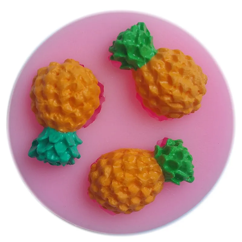 Мини ананасовая силиконовая форма для фруктов мыльные формочки свечей из помадки инструменты сахарного