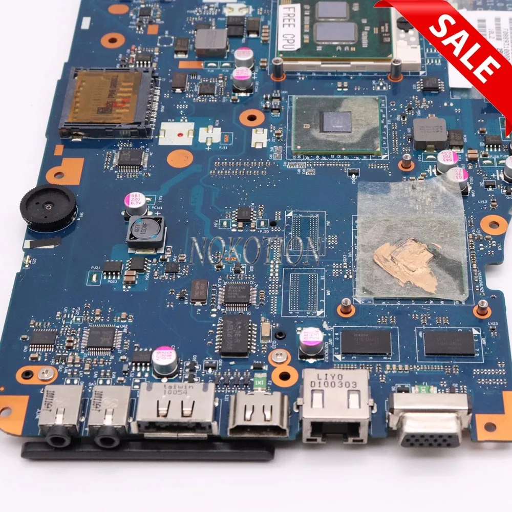 NOKOTION LA-5322P K000092520 для Toshiba Satellite L500 A505 материнская плата для ноутбука HD4500 DDR3 основная плата процессор Полная проверка