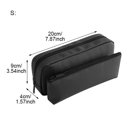 Black S Bag Mihawk модная вместительная сумка для косметики женская сумка для Кисточки для макияжа детский Карандаш Чехол посылка дорожный косметический чехол s Чехол для костюма сумки - Цвет: Black S Bag
