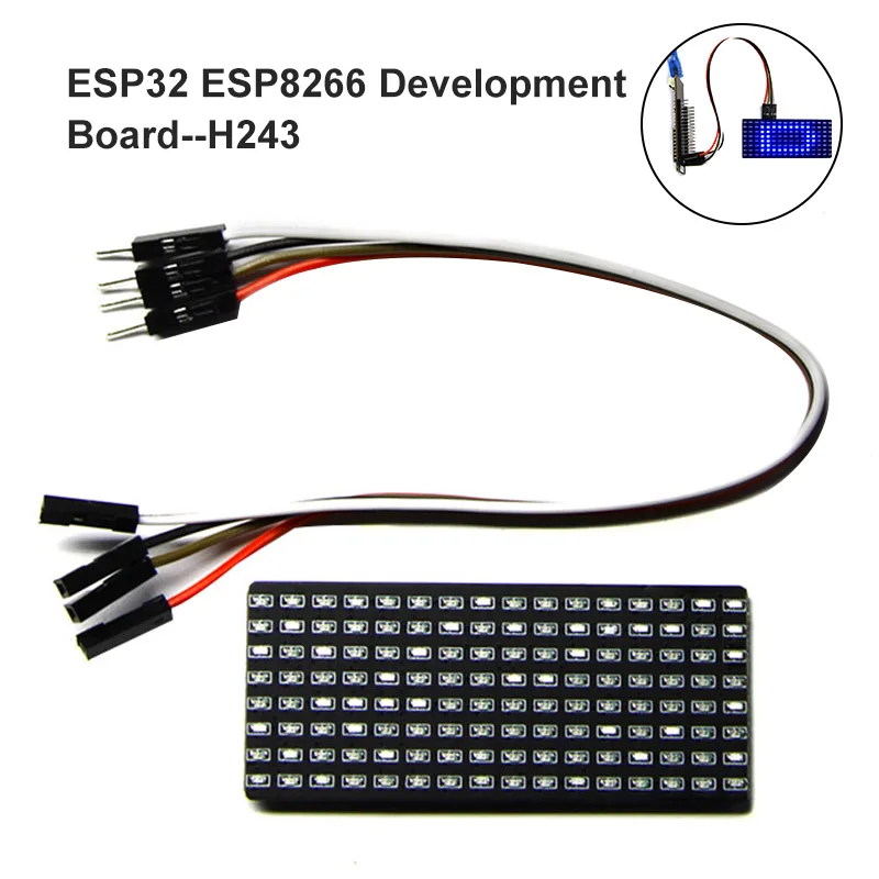 Панель для демонстрации синий светодиодный дисплей модуль Mircobit ESP32 ESP8266 |