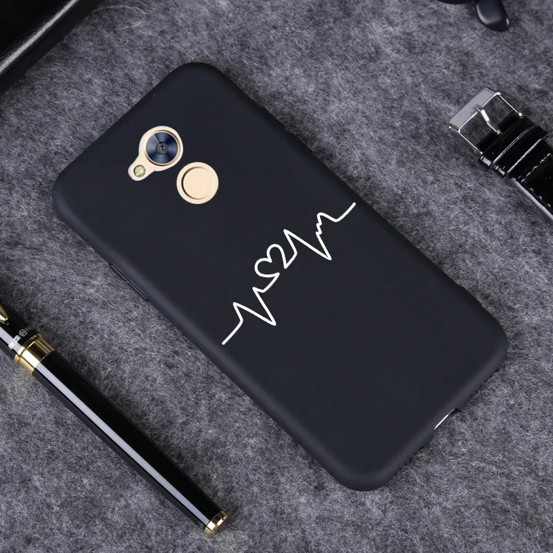 062 Чехол для huawei Honor 6A, черный матовый Мягкий силиконовый чехол-бампер из ТПУ для huawei Honor Y3 Y5 Y6 II 6X8 LITE 9 10 V10 V8 Nova с мультипликационным принтом - Цвет: 062