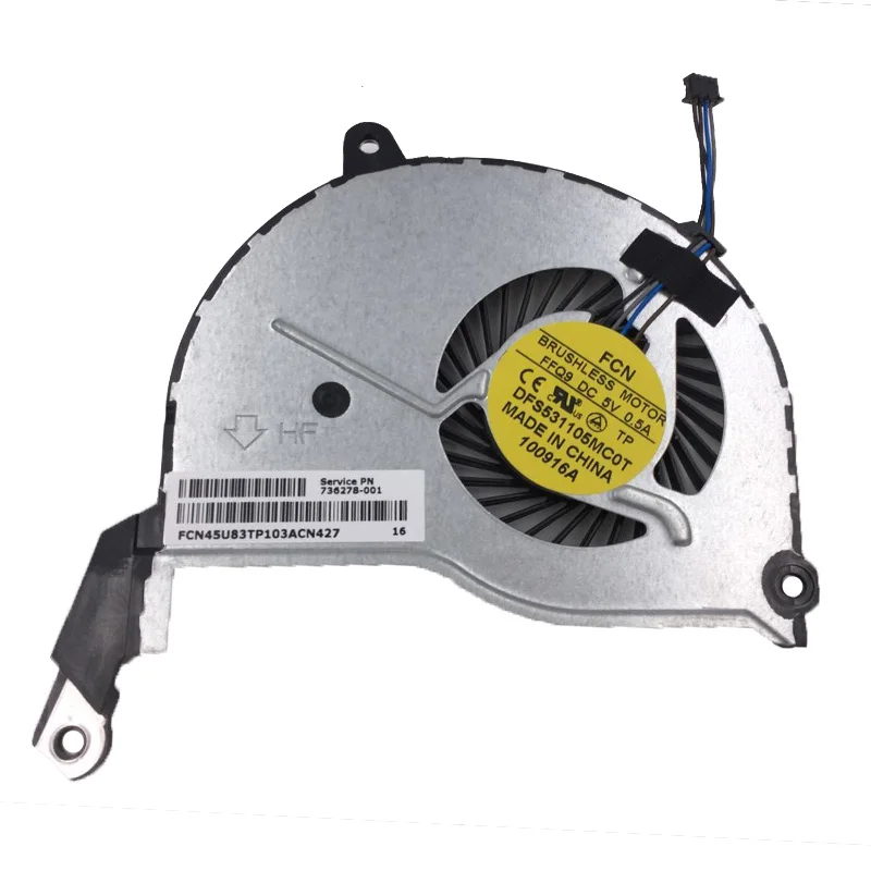 Новый ноутбук вентилятор охлаждения для HP Pavilion 15-N series DFS200405010T кулер/радиатор