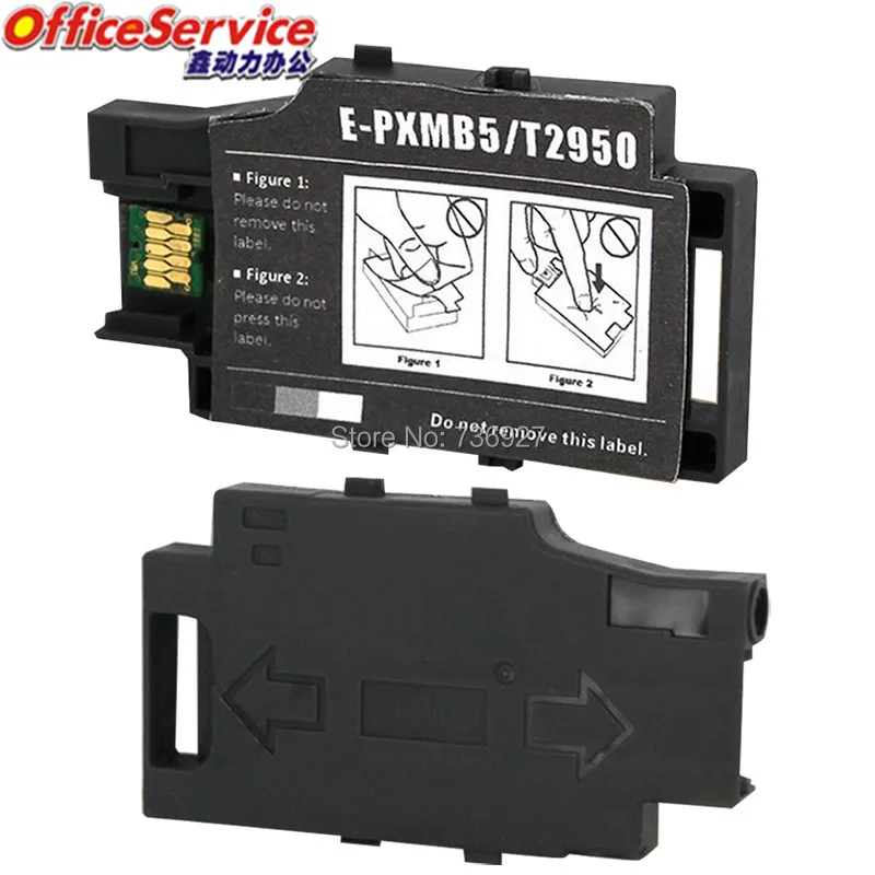 2PK Совместимость T2950 PXMB5 отходов контейнер для чернил epson рабочей силы WF100 WF 100W PX S05B