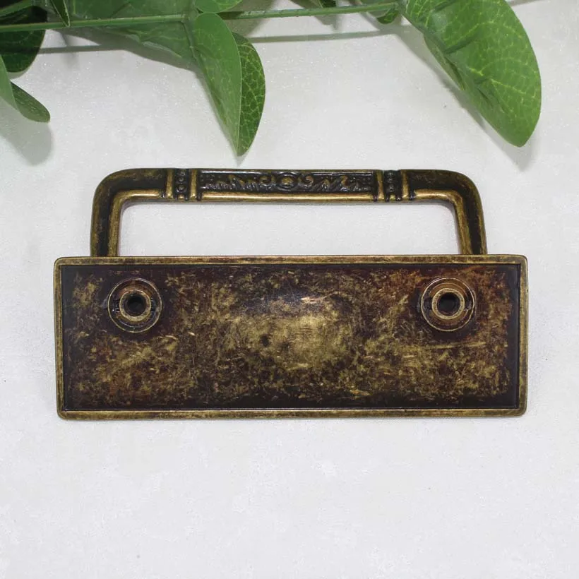 Desser pull бронзовая ручка для шкафа с выдвижными ящиками 64 мм античная латунь