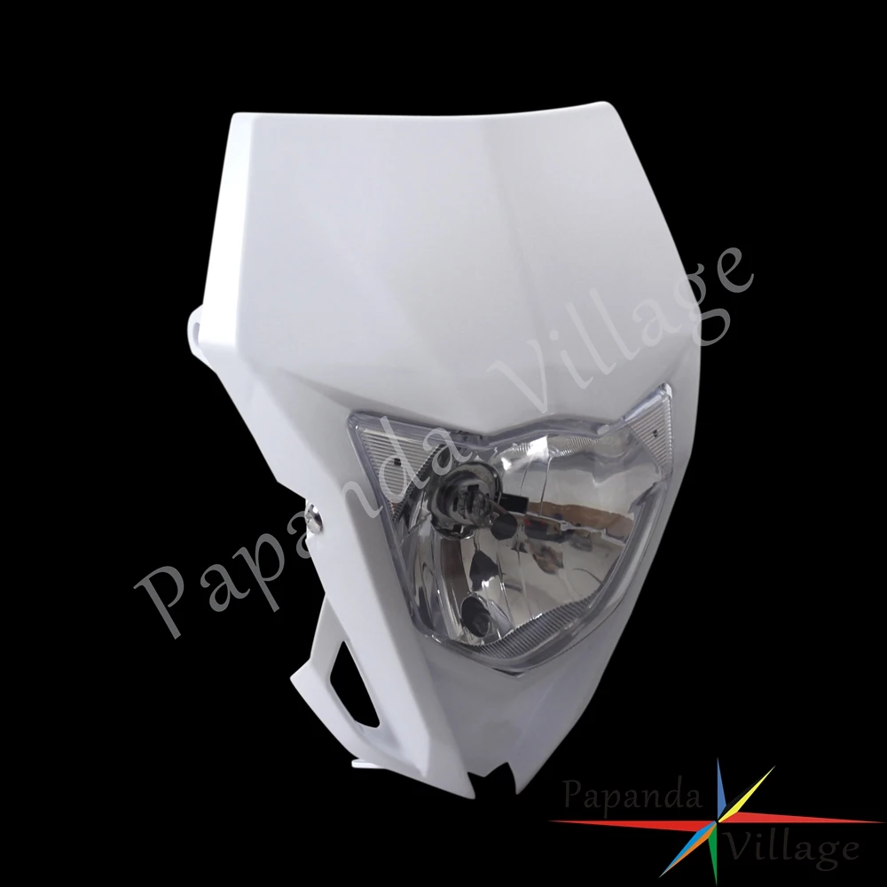 12V 35W Мотокросс Байк задний фонарь для Yamaha WR250F WR450F KAWASAKI KLX KX 250 450 2012- белый головной обтекатель