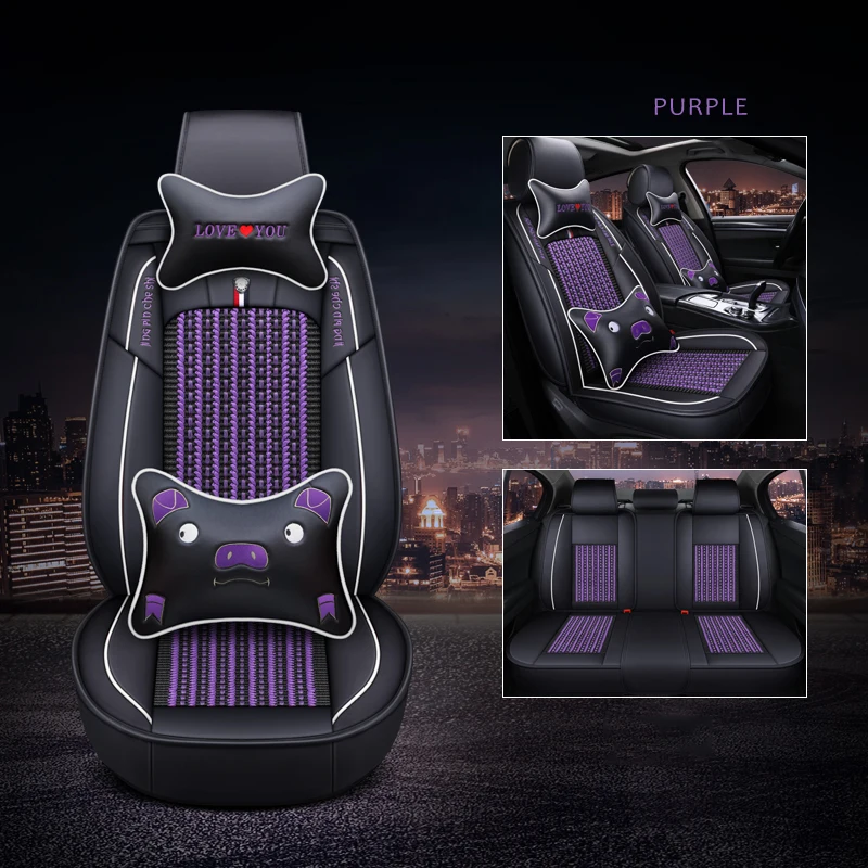 

WLMWL Universal Leather Car seat cover for Great Wall all models Tengyi C30 C50 Hover H5 H3 H6 car styling auto Cushion