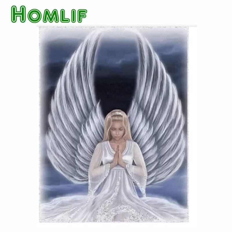 5D Diy Diamond Painting Religion Angel Full Drill Mosaic Resin Pasted Embroidery Cross Stitch Kits Home Decor Needleworks | Дом и сад