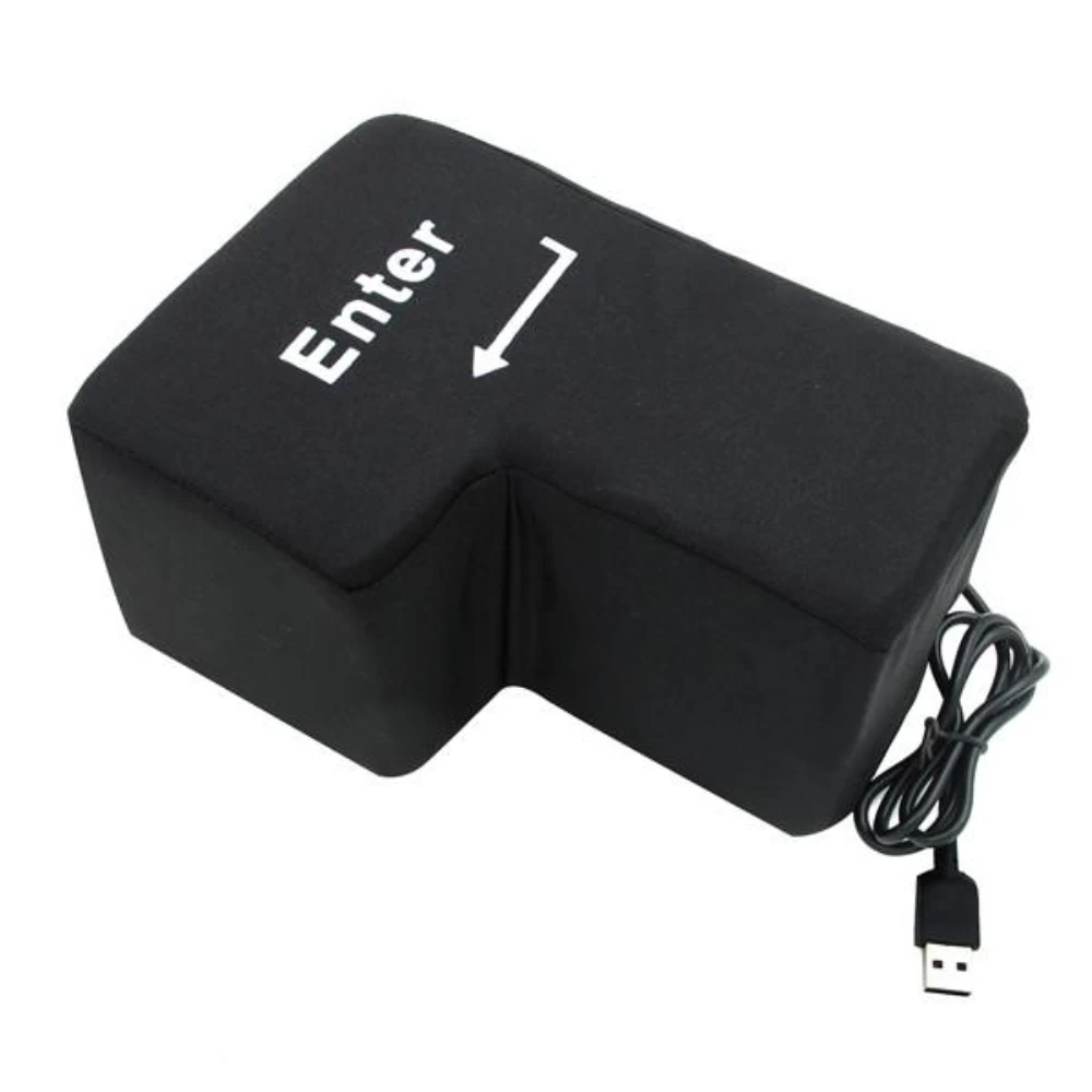 1 шт., USB большой ключ, антистресс, сброс, вход, ключ, Офисная настольная Подушка, снятие стресса, подлокотники для рук, подушка, уникальная