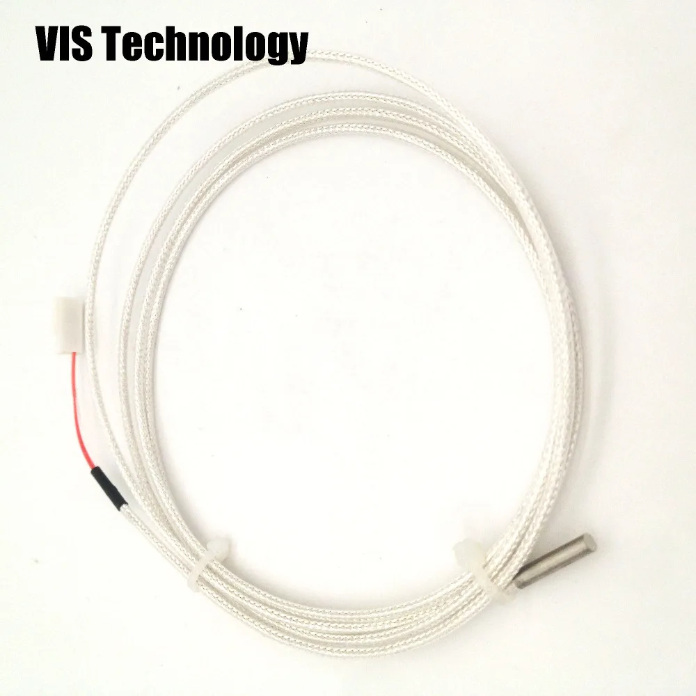 3D Ultimaker2 UM2 PT100 датчик термостойкости M3 * 15*1500 мм температуры Hotend 2 провода и 2510