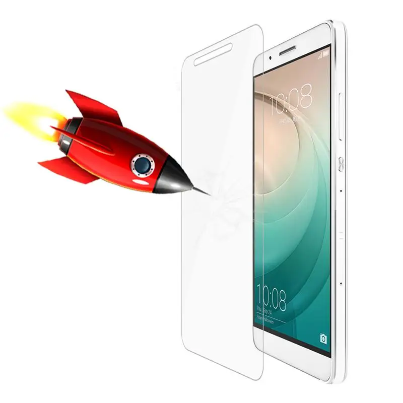 2 шт Закаленное стекло протектор экрана для huawei Ascend P8 P9 Lite G9mini honor 3 4 c 4x6 6plus 7 i