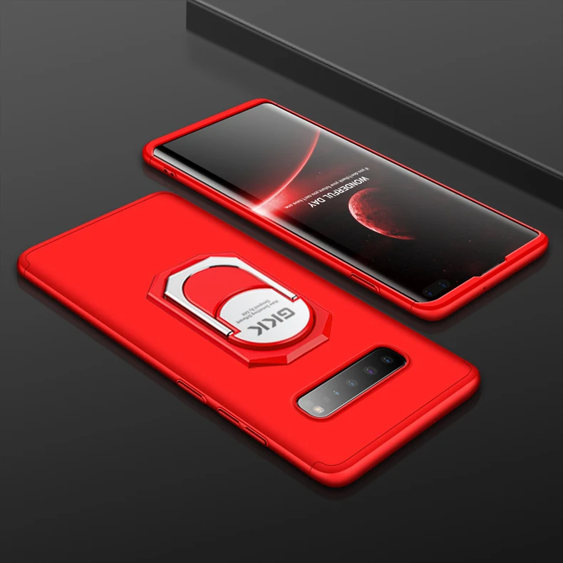 Чехол для samsung Galaxy S10 5G, роскошный защитный чехол с магнитным кольцом для samsung s10e S9 S8 Plus S10 Lite S7 S6 Edge, чехол