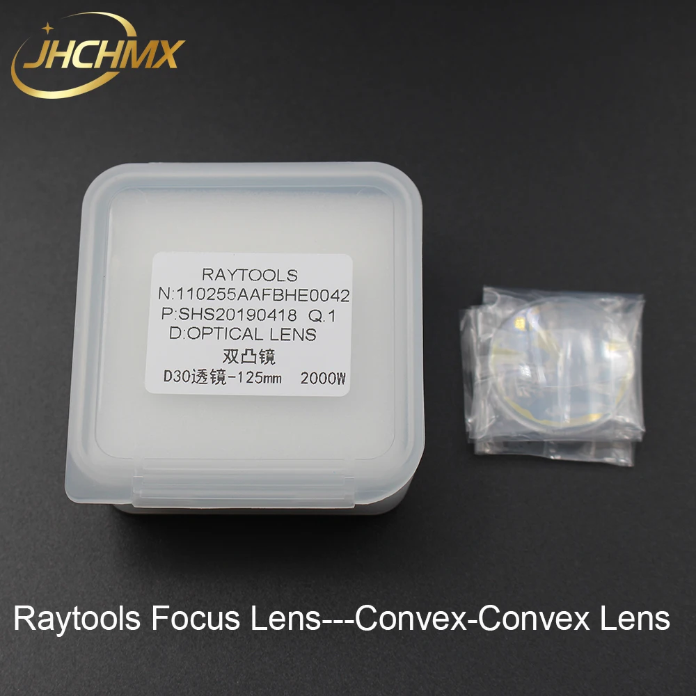 JHCHMX Raytools оригинальная фокусная линза/коллиматорная линза Dia.30 FL.100/125 мм для Raytools BT240 волоконная лазерная головка Bodor лазерная машина