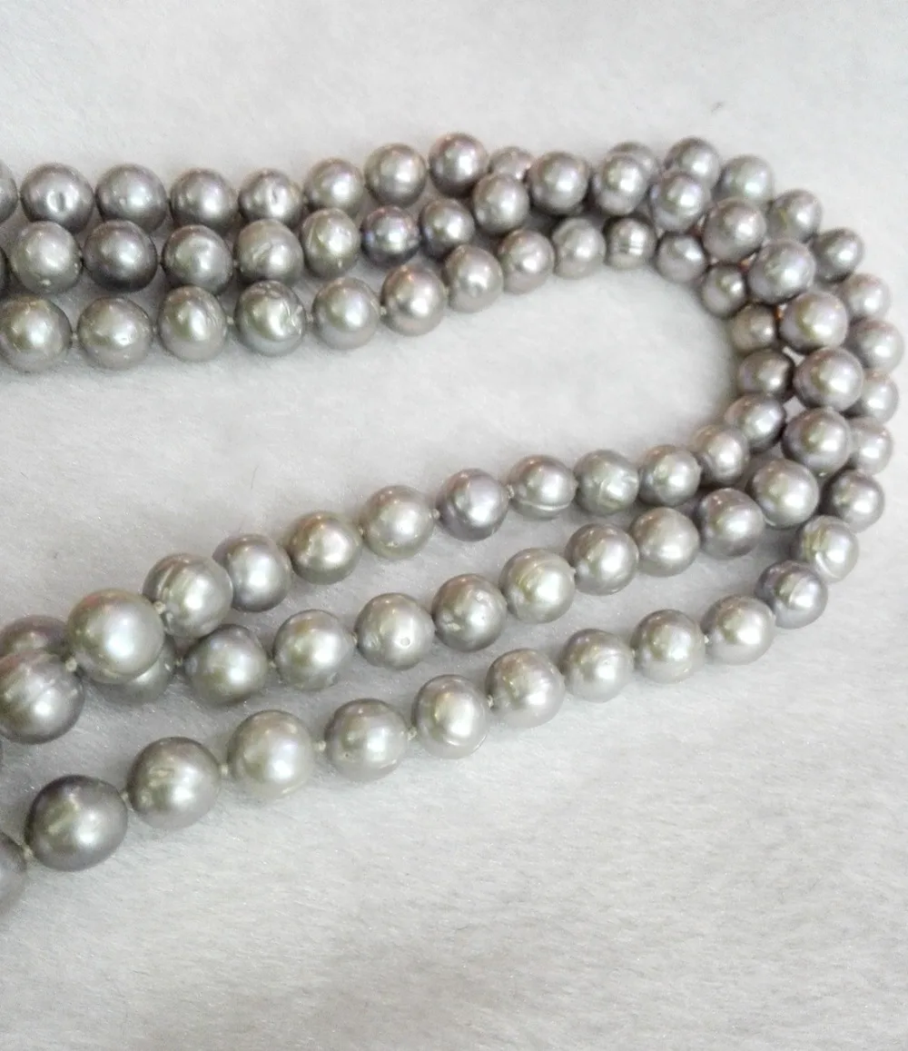 Ожерелье женское классическое 160 см 10 мм 64 дюйма