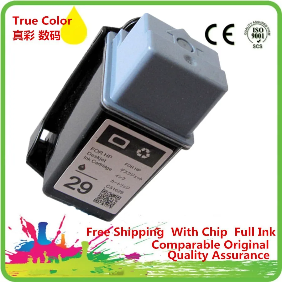 Картриджи с чернилами восстановленные для 29 29XL HP29 Officejet 500 520 570 580 590 600 610 625 630 635 700 710