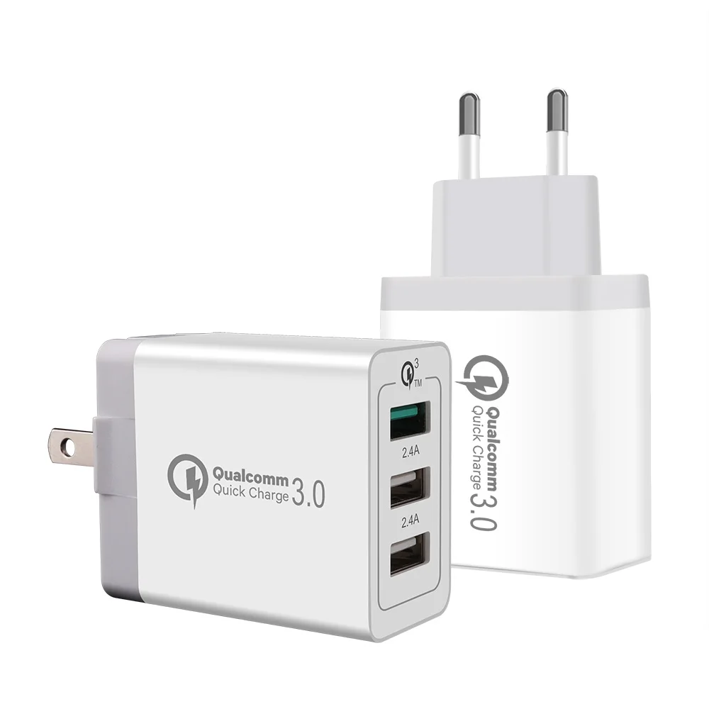 Оригинальное быстрое зарядное устройство QC 3 0 с портами 30 Вт новое дорожное + usb