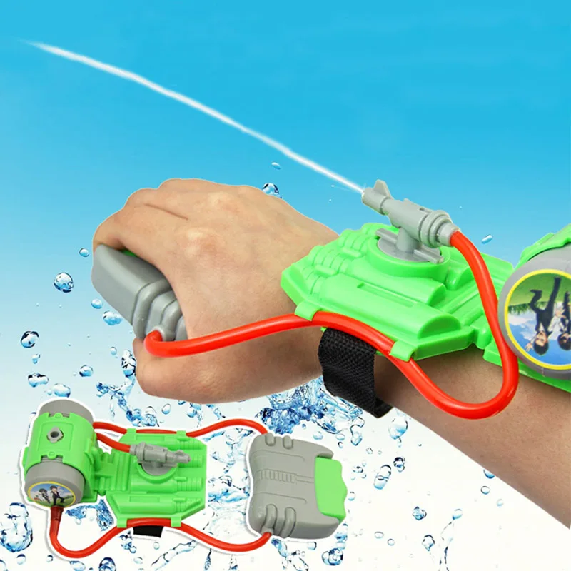 

Hot Selling 5M Range Wrist Water Blaster Plastic Children Kids Outdoor Sprinkling Toy for Swimming Pool Beach
