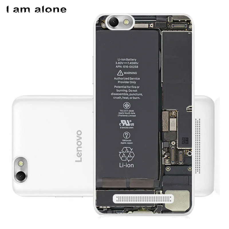 Чехлы для телефонов I am alone для lenovo Vibe C A2020a40, 5,0 дюймов, Жесткий пластиковый Чехол для мобильного телефона с принтом для lenovo Vibe C A2020