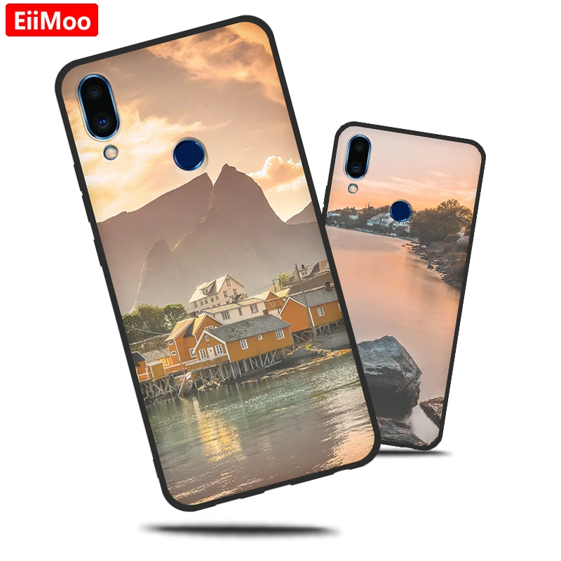 Чехол EiiMoo для телефона Meizu Note 9 чехол с модным принтом мягкий черный силиконовый