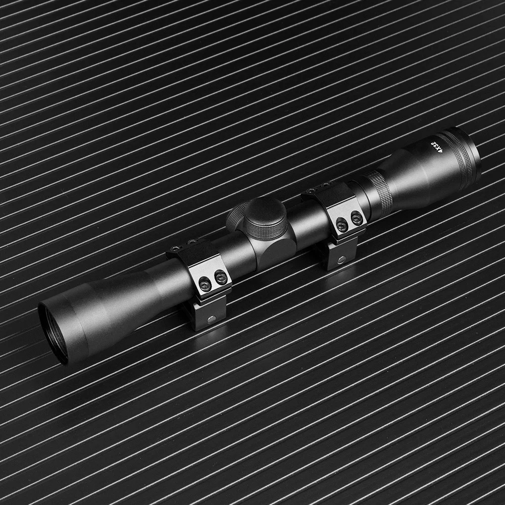

Hunting Optics 4x32 Airsoft Optical Rifle Scope Sight With Rail Mount Precise Hd Lens Outdoor Rifle Aluminum Alloy