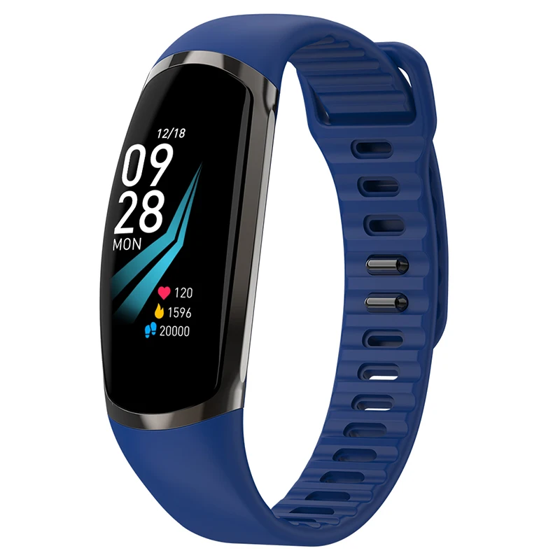 SmartBand Blue R16S смарт-Браслет Водонепроницаемый носимые устройства женский браслет Bluetooth Шагомер монитор сердечного ритма умный Браслет для Android/IOS - Цвет: SmartBand Blue