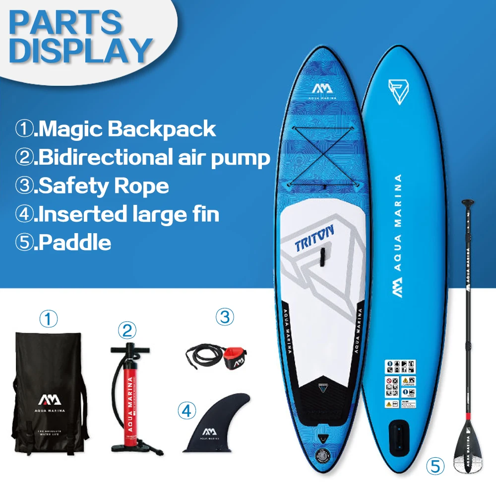 TRITON 3 4 м/15 см SInflatable песок SUP доски для серфинга с рюкзак переноски/насос высокого