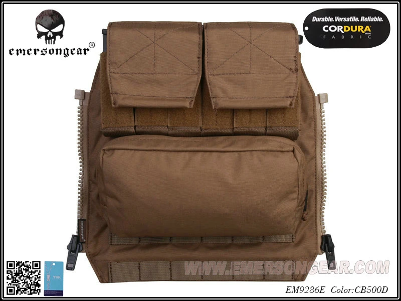 Emerson рюкзак на молнии для AVS JPC2.0 CPC тактический жилет Coyote коричневый EM9286E|avs