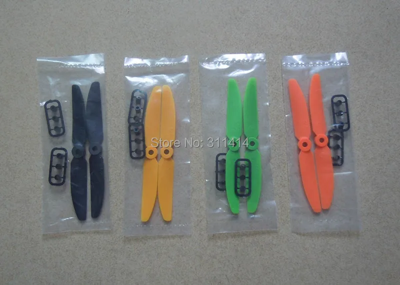 16 шт. 8 пар 5x3 5030 ABS Prop Propeller CW/CCW для QAV250 250 Mini Quadcopter черный желтый зеленый оранжевый