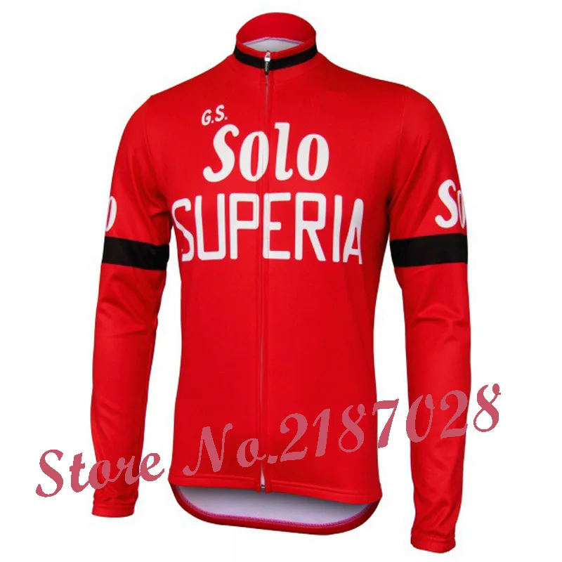 20156 мужская красная велосипедная Джерси с длинным рукавом зимняя флисовая и без