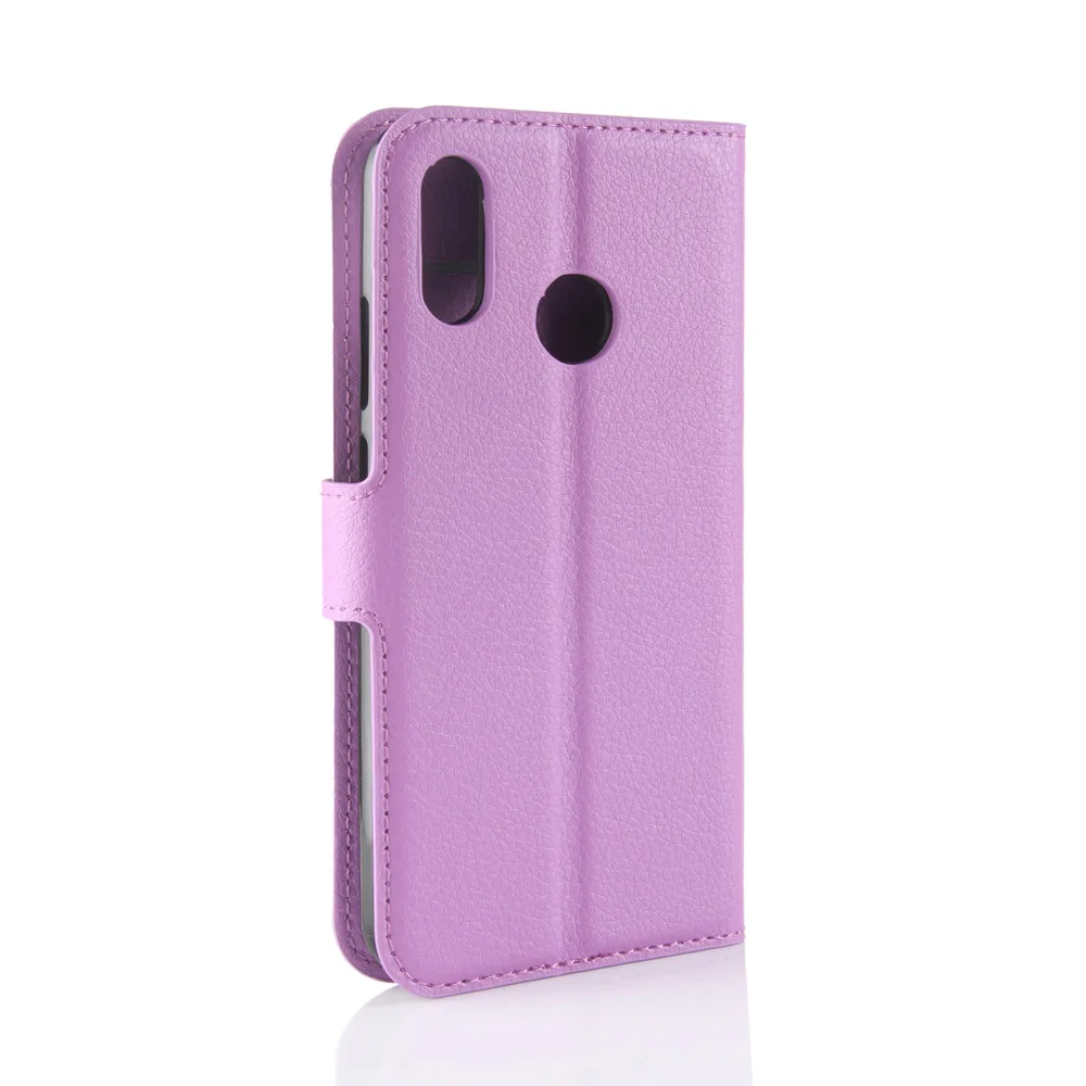 Чехол HUDOSSEN для Huawei Y7 2019 откидная Обложка на заднюю панель из искусственной кожи